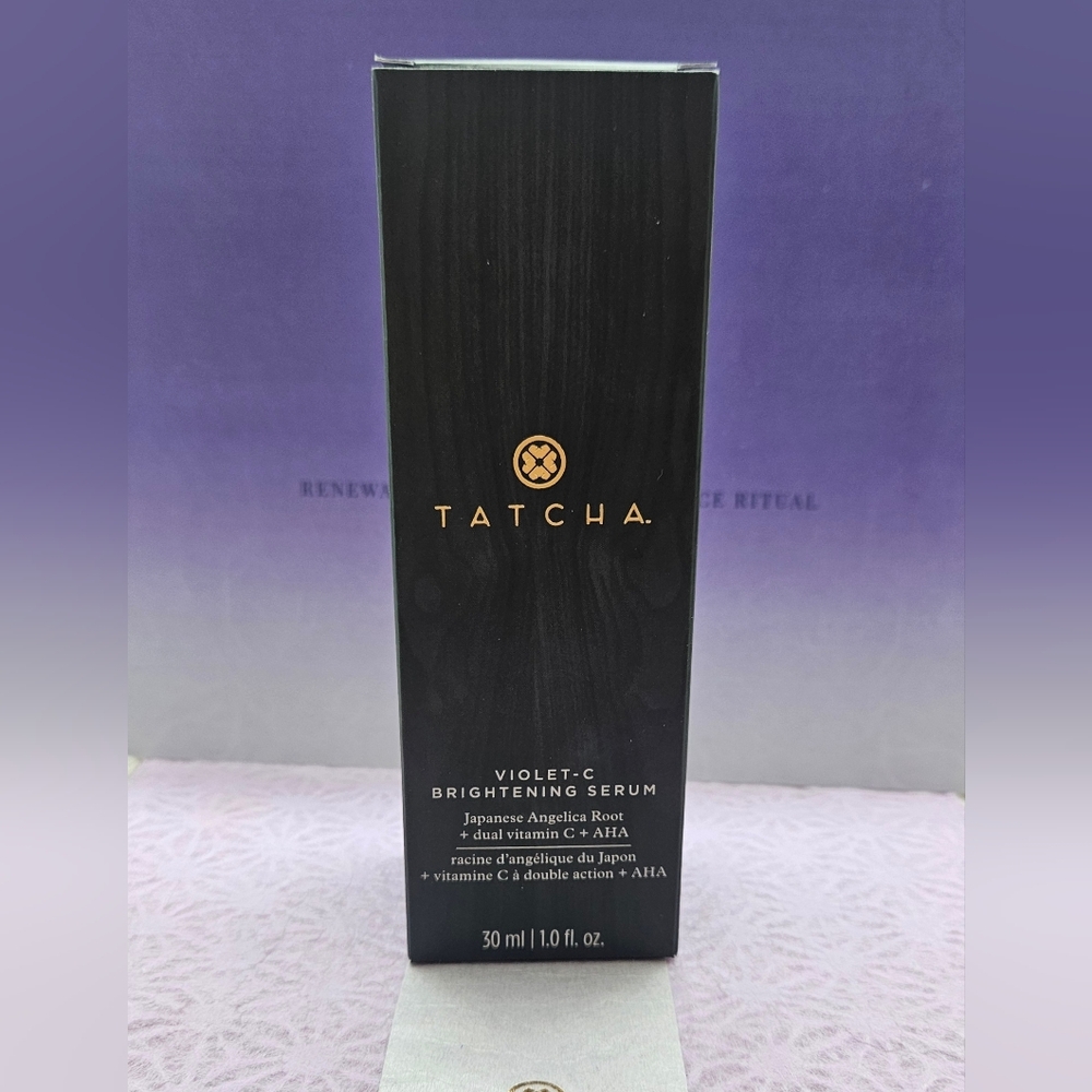 Tatcha Violet-C Brightening Serum - Black & Gold Packaging